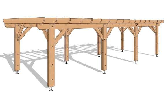 Pergola plate 980x350 - 35m²