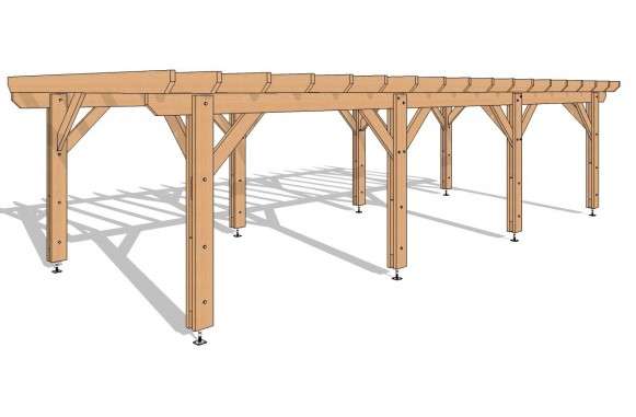 Pergola plate 980x400 - 40m²