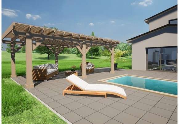 Pergola Bioclimatique - Modèle plat