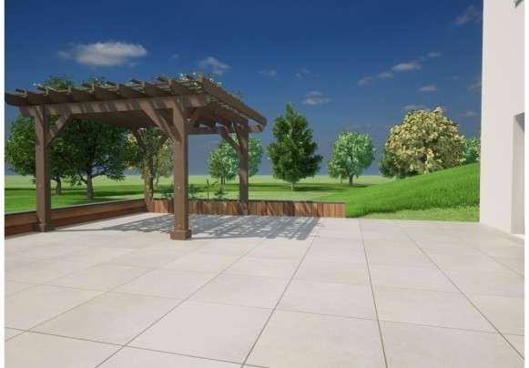 Pergola Végétalisée - Modèle plat