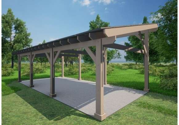 Pergola Photovoltaïque - Modèle autoporté